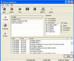 Screenshot of Abacre Antivirus 1.0