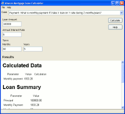 Abacre Mortgage Loan Calculator